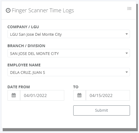 Timekeeping: Employee Time Logs