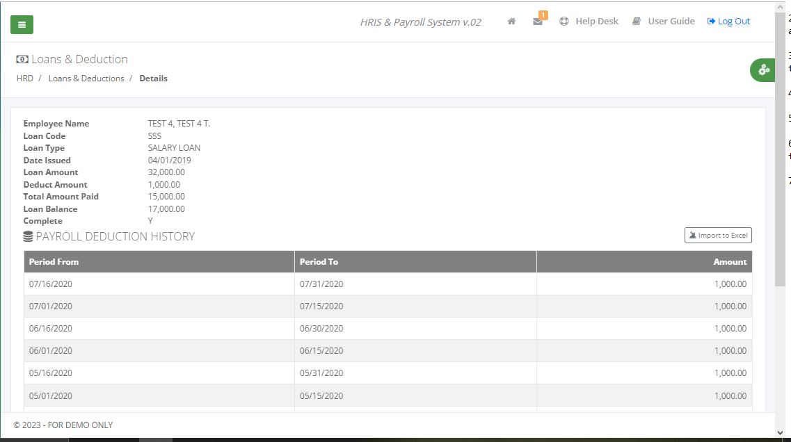 Automate Employees Loan Deduction in Every Payroll Process
