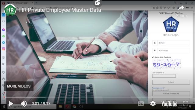HR Private Employee Master Data