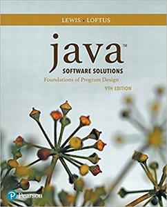 Java Software Solutions, 9th Edition