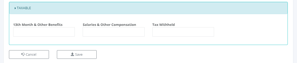 Payroll: Employees Non-Taxable with Previous Employer (Create)