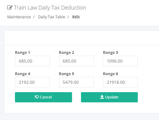 Maintenance: TRAIN Law Tax Deduction Daily